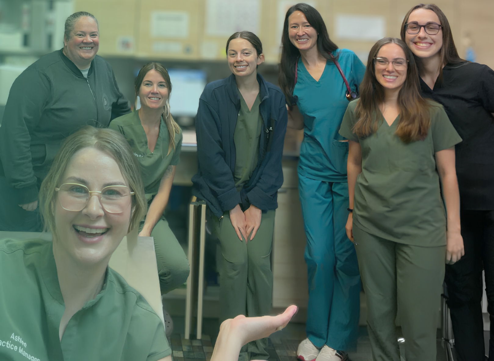 The Fisher Glen Animal Hospital team